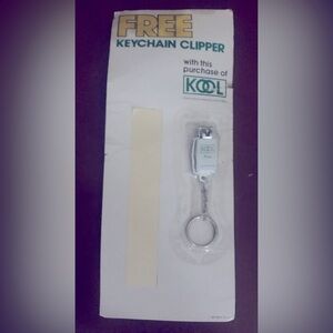 Vintage 80's/90's  “KOOL” Cigarette Brand Nail Clipper/ Keychain NEW Authentic